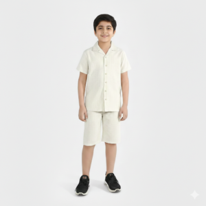 The "Ivory Pinstripe" Resort Set